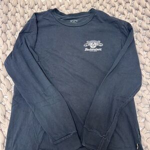 Billabong x Budweiser Men's Black Long Sleeve Logo Shirt